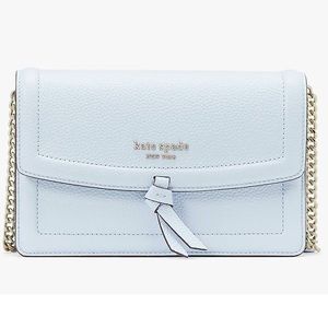 Sold out! New! Knott Flap Crossbody- Watercolor Blue